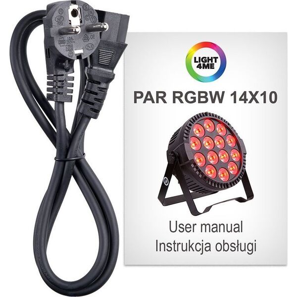 LIGHT4ME LIGHT4ME PAR RGBW 14x10 reflektor sceniczny LED