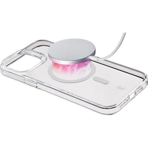 Cellular Line Cellularline Gloss Mag - Etui iPhone 15 Pro MagSafe (przezroczysty)