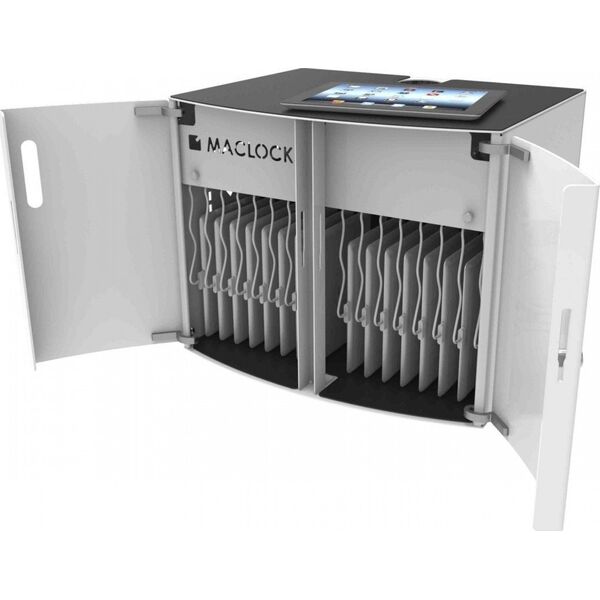 Szafa Compulocks Compulocks Tablet / Laptop Charging Cabinet For Counter Top or Wall Mount EU Power Plug - Schrankeinheit - fur 16 Tablets - Bildschirmgrosse: 33 cm (13") - Wandmontage, am Wagen montierbar