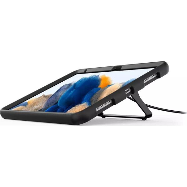 Etui na tablet Compulocks Compulocks Galaxy Tab A8 10.5" Secured Kickstand - Stossstange fur Tablet - Stander - Metall, Gummi - Schwarz - fur Samsung Galaxy Tab A8