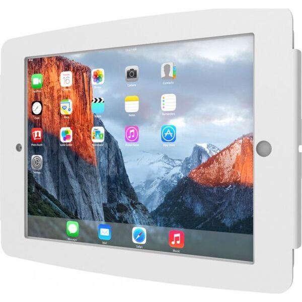 Uchwyt Compulocks Compulocks iPad Pro 12.9" (3-6th Gen) Space Enclosure Wall Mount - Gehause - fur Tablett - verriegelbar - hochwertiges Aluminium - weiss - Bildschirmgrosse: 32.8 cm (12.9") - Montageschnittstelle: 100 x 100 mm - Wandmontage-fur Apple 12.