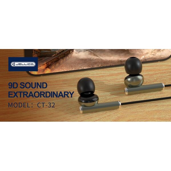 Słuchawki Triton JELLICO słuchawki przewodowe CT-32 JACK 3.5MM z mikrofonem 1.2M Czarny standard
