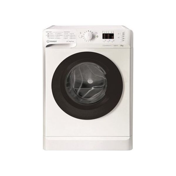 Pralka Indesit INDESIT Pralka MTWSA 61294 WK EE Klasa efektywności energetycznej C Ładowanie od przodu Wydajność prania 6 kg 1151 obr/min Głębokość 42,5 cm Szerokość 59,5 cm Wyświetlacz Big Digit Biały