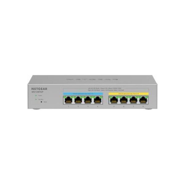 Switch NETGEAR Netgear 8Port Switch 100/1000/2500 MS108TUP 8-Port Ultra60 PoE++ Multi-Gig unmgd Switch