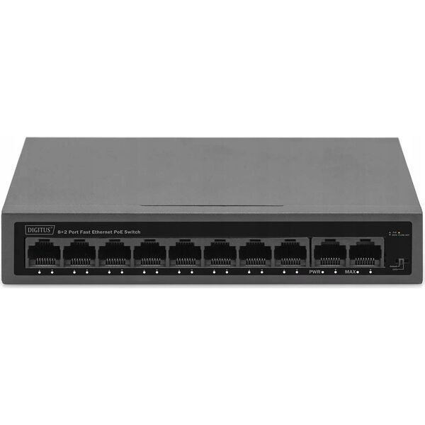 Switch Digitus Switch Digitus Poe Switch 8+2-port FE