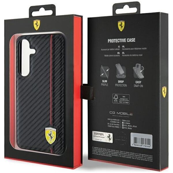 Ferrari Ferrari FEHCS24MN3DUR S24+ S926 black/black hardcase Carbon Printed Line