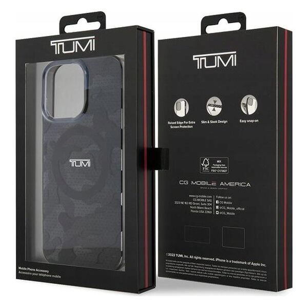 Tumi Tumi TUHMP15XDLCAG iPhone 15 Pro Max 6.7" gray/gray hardcase Camo Print MagSafe