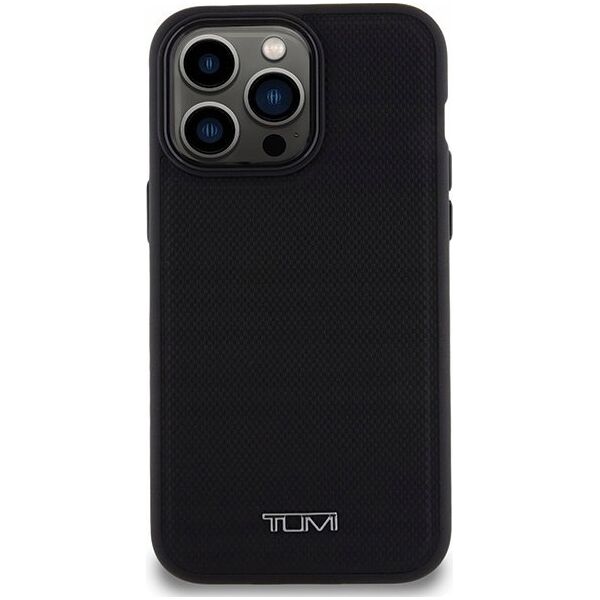 Tumi Tumi TUHMP15XRBAK iPhone 15 Pro Max 6.7" black/black hardcase Leather Balistic Pattern MagSafe