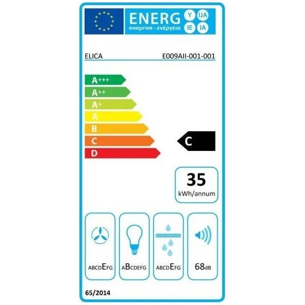 Okap Elica HOOD BI UNDER VERVE WH/F/50 ELI
