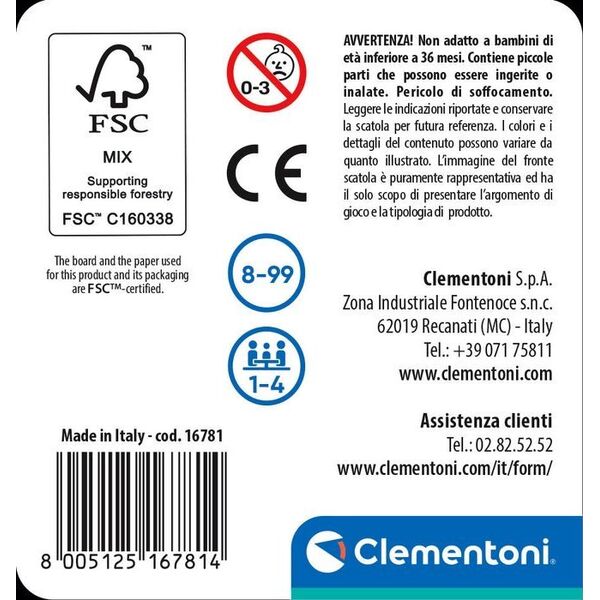 Clementoni BOARD GAME BRAIN FREEZE 2 16781