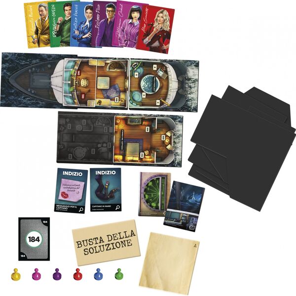 Hasbro CLUEDO Board game Escape SS Disaster (In Finnish lang.)