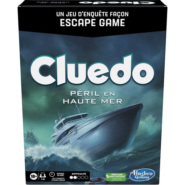 Hasbro CLUEDO Board game Escape SS Disaster (In Finnish lang.)