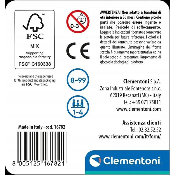 Clementoni BOARD GAME BRAIN FREEZE 3 16782
