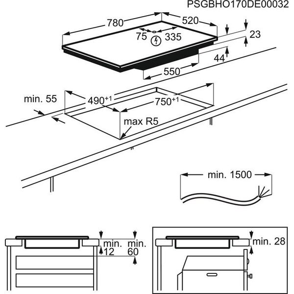 Płyta grzewcza AEG Induction hob AEG IPE84531FB