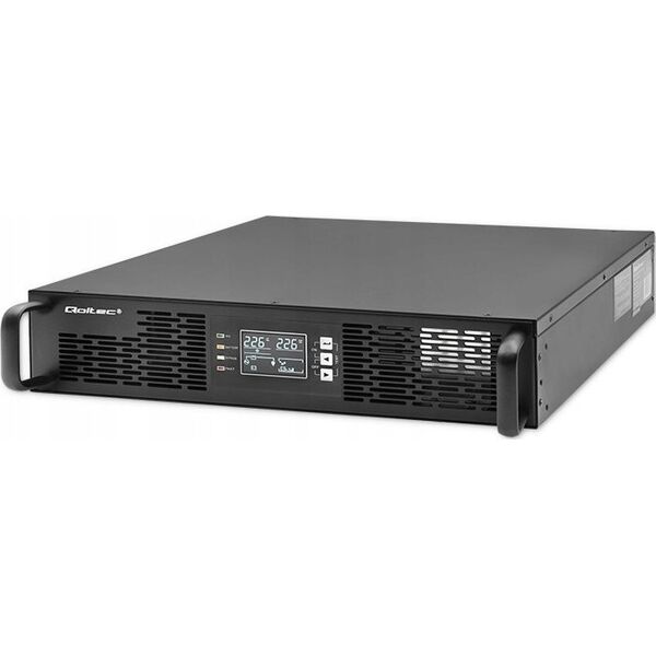 Dysan Zasilacz awaryjny UPS Qoltec do RACK | 1kVA | 1000W | Power Factor 1.0 | LCD | On-line