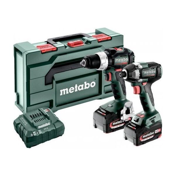 Zestaw elektronarzędzi Metabo METABO.COMBO SET 18V 2.8.4 (BS 18 LT BL + SSD 18 LT 200 BL) 2x5.2Ah METABOX ...
