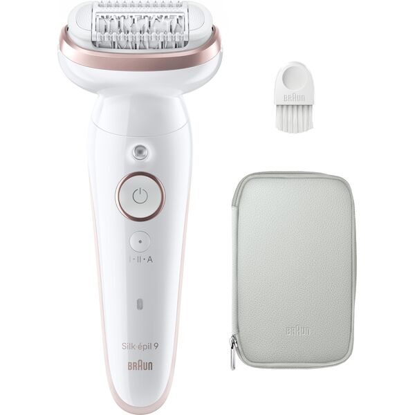 Depilator Braun Braun Silk-épil 9 9-000 biało-różowy