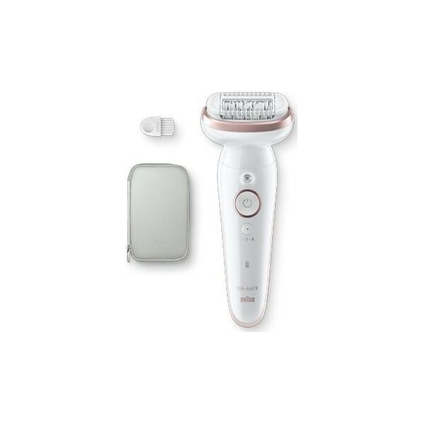 Depilator Braun Braun Silk-épil 9 9-000 biało-różowy