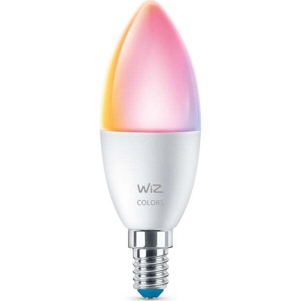 WiZ WiZ,Candle,4,9W,2200-6500 (RGB),C37,E14,1 pcs lightsource
