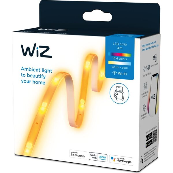 Taśma LED WiZ WiZ | Smart WiFi Lightstrip 4m Type-C | 10.5 W | 2200-6500 K (RGB)