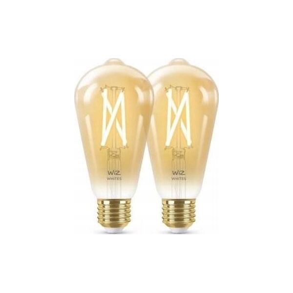 WiZ WiZ,ST64 Edison,7W,2000-5000,ST64,E27,2 pcs lightsource