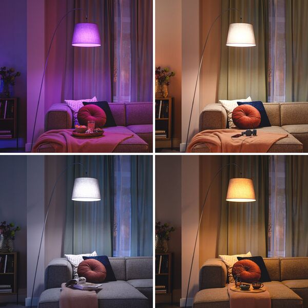 Philips WiZ | Philips Smart WiFi Filament Clear RGB | E27 | 6.3 W | Full colour