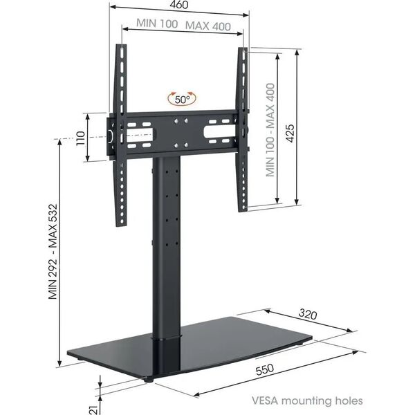 Vogels Vogel's MS3085-A1 Table-Top Stand Medium | Vogels