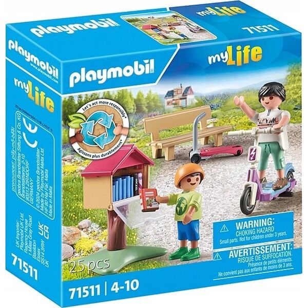Playmobil Zestaw figurek My Life 71511 Wymiana książek