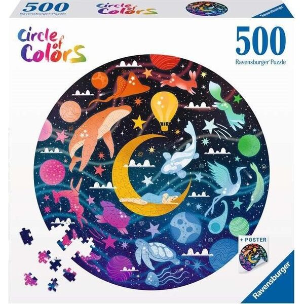 Ravensburger Puzzle 500 elementów Paleta kolorów Marzenia