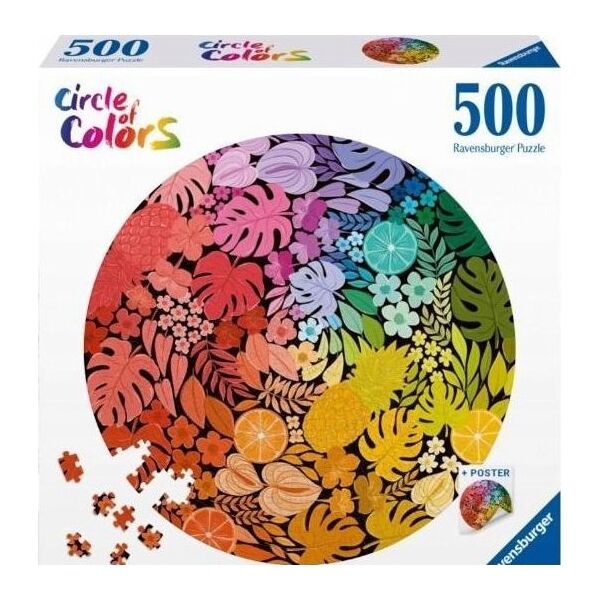 Ravensburger Puzzle 500 elementów Paleta kolorów Tropiki