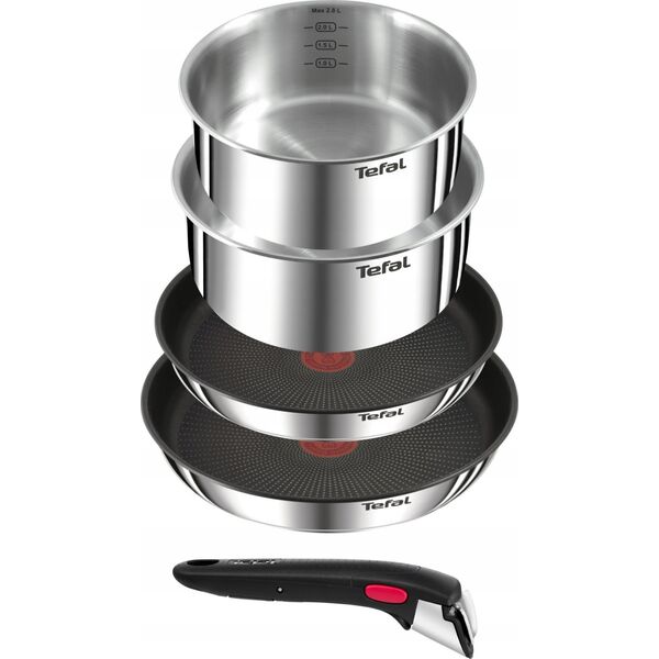 Tefal Tefal L897S574 Pots and Pans Set Ingenio Emotion, 5 pcs, Stainless steel | TEFAL