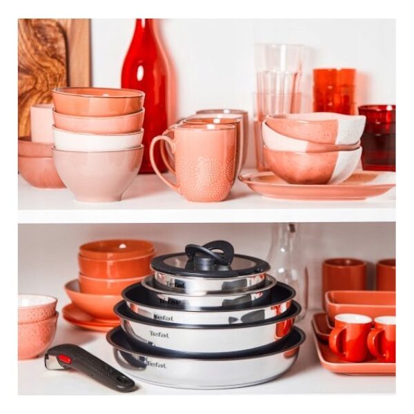 Tefal Tefal L897S574 Pots and Pans Set Ingenio Emotion, 5 pcs, Stainless steel | TEFAL