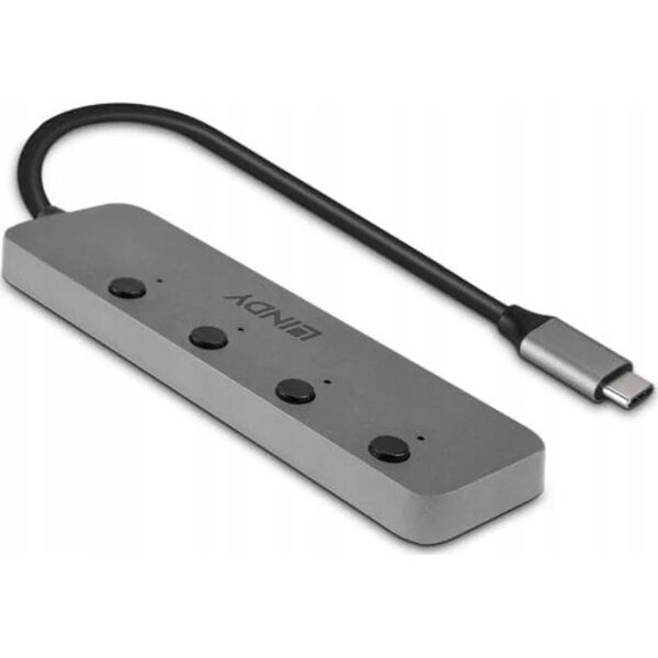 HUB USB Lindy USB Hub Lindy USB 3.0 4-port with ON/OFF
