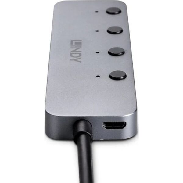 HUB USB Lindy USB Hub Lindy USB 3.0 4-port with ON/OFF