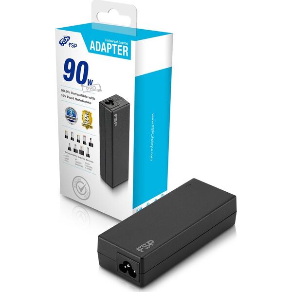 Zasilacz do laptopa FSP/Fortron Netzteil Universal FSP-NB90 PRO (90W) EN62368
