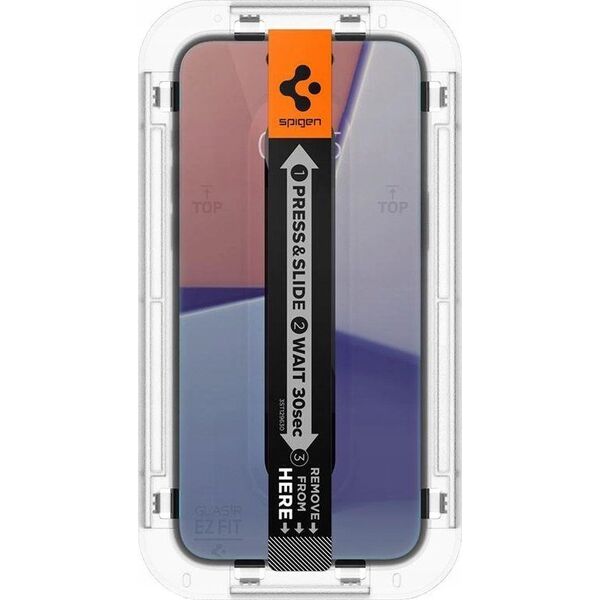 Spigen Spigen Glass tR EZ Fit HD Privacy 1 Pack - iPhone 15 Plus