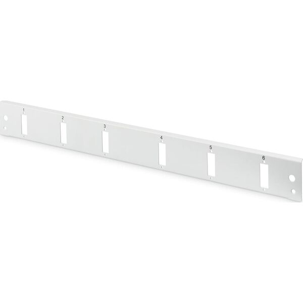 Digitus Digitus Płyta czołowa do światłowodowego panelu krosowego 6x SC duplex 1U (do DN-96200-QL), szary