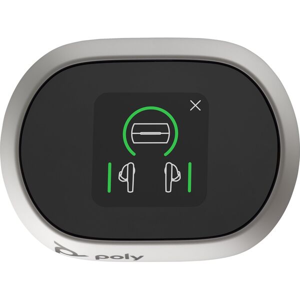 Słuchawki Poly  Voyager Free 60+ UC Białe +BT700 USB-A Adapter +Touchscreen Charge Case (7Y8G5AA)