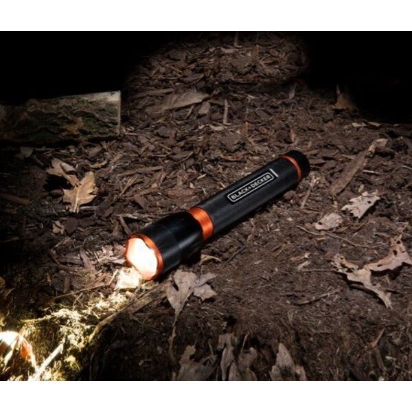 Latarka Black&Decker BLACK + DECKER LATARKA TAKTYCZNA aliumininės 12W 1200LUMENÓW Juodas + DECKER