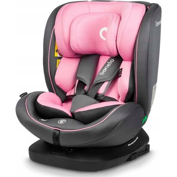 Fotelik samochodowy Lionelo FOTELIK SAMOCHODOWY OBROTOWY BASTIAAN I-SIZE 0-36KG 40-150CM PINK BABY