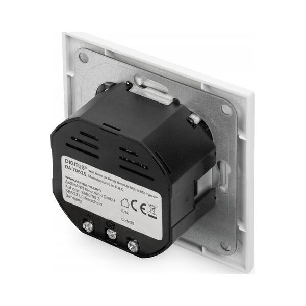 Digitus ZUB Digitus Steckdose 1x Schutzkontakt, USB