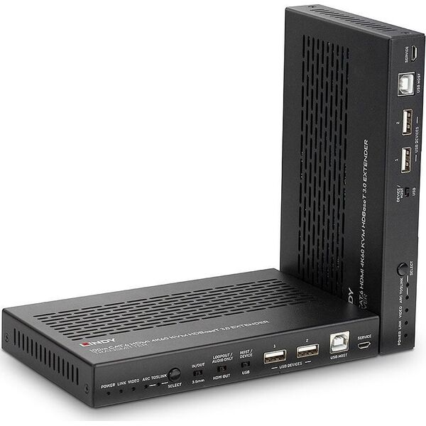 Adapter USB Lindy Adap Lindy Cat.6A HDMI KVM 100m