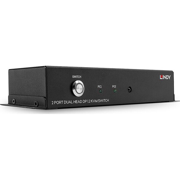 Adapter USB Lindy Adap Lindy KVM, Audio, USB Switch 2-port