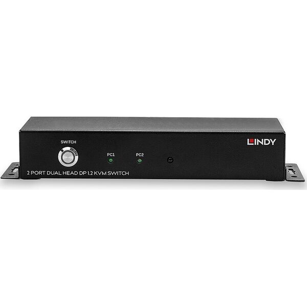 Adapter USB Lindy Adap Lindy KVM, Audio, USB Switch 2-port