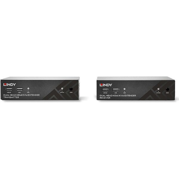 Adapter USB Lindy Adap Lindy Extender Cat6 HDMI USB RS232