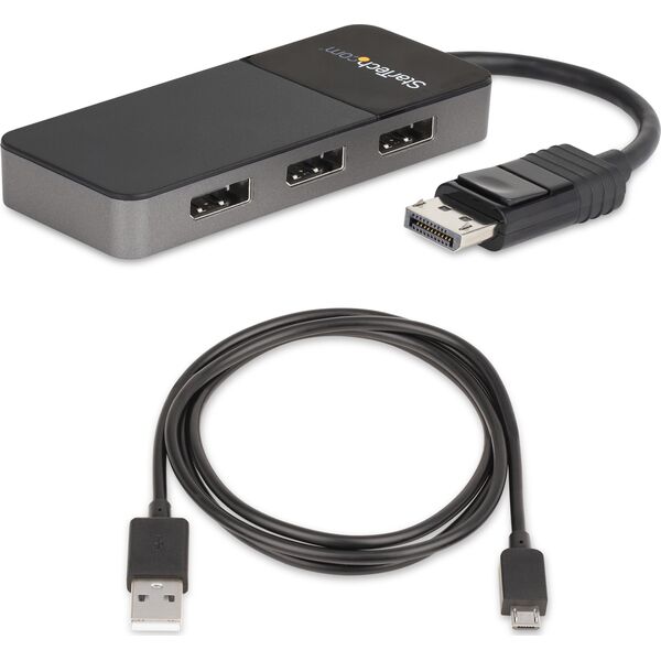 Adapter USB StarTech Adap StarTech 3 Port DP MST Hub - 3 x 4K - DP 1.4