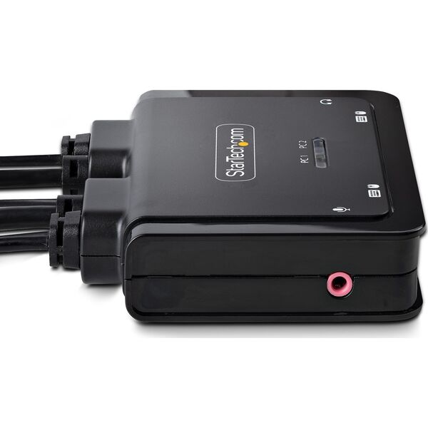 Adapter USB StarTech Cable StarTech KVM 2-Port USB A+C DP Switch 4K