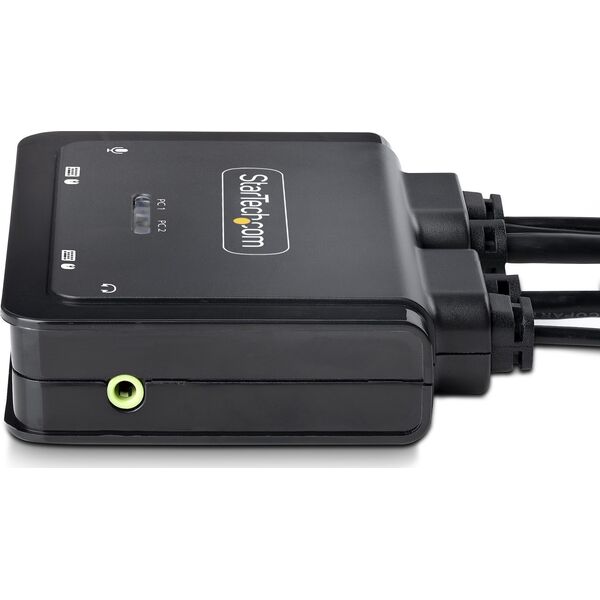 Adapter USB StarTech Cable StarTech KVM 2-Port USB A+C DP Switch 4K