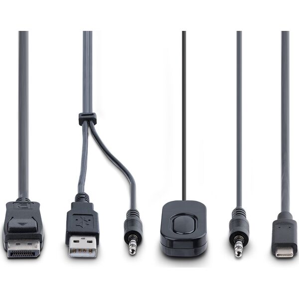 Adapter USB StarTech Cable StarTech KVM 2-Port USB A+C DP Switch 4K