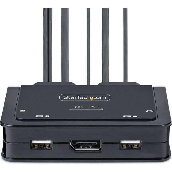 Adapter USB StarTech Cable StarTech KVM 2-Port USB-C DP Switch 4K